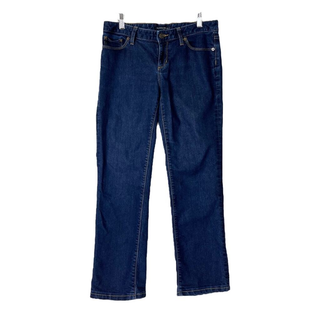 Banana Republic Straight Leg Crop Jeans Dark Wash Mid Rise Women’s Size 4/26